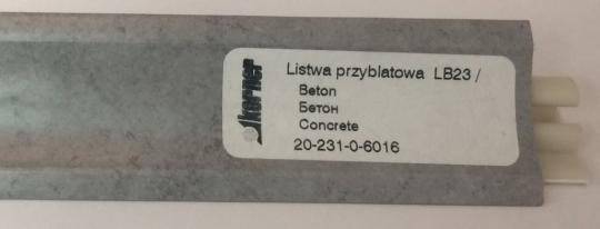 Пристеночный бортик LB-23 Бетон 20-231-0-6016 ( 3 м ) НАЛИЧИЕ товара уточнить у менеджера