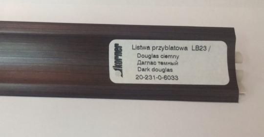 Пристеночный бортик LB-23 Дуглас темный 20-231-0-6033 ( 3 м ) НАЛИЧИЕ товара уточнить у менеджера