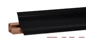 Пристеночный бортик LB-23 Черный матовый 20-231-0-6051 ( 3 м ) НАЛИЧИЕ товара уточнить у менеджера